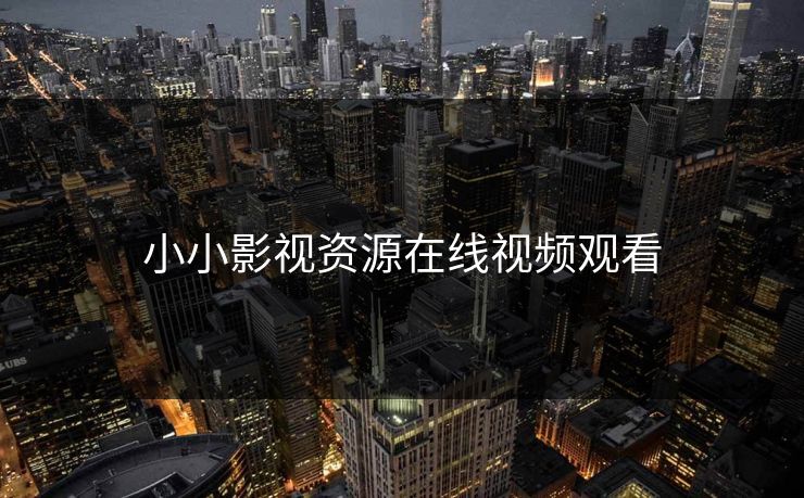 小小影视资源在线视频观看