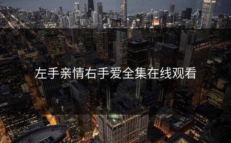 左手亲情右手爱全集在线观看